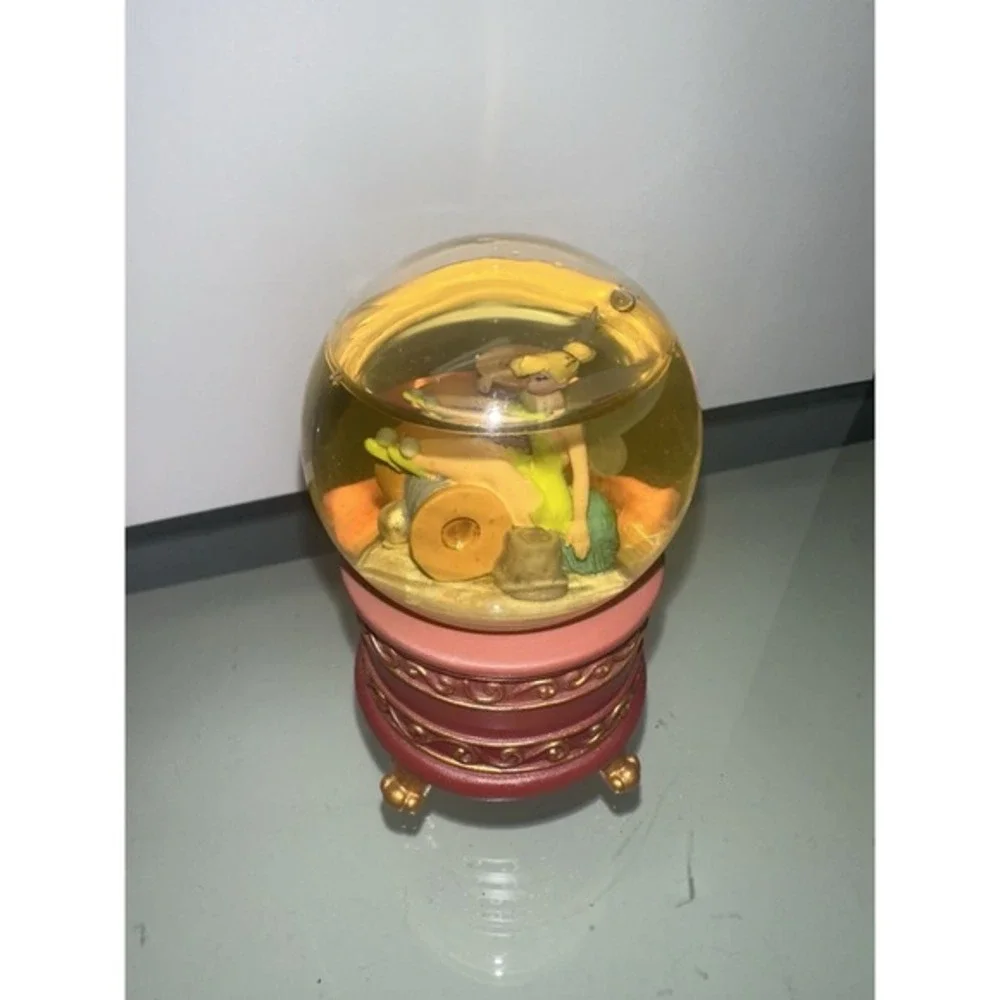 Disney Store Exclusive Mini Tinker Bell Snow Globe Fairies Edition sewing thread